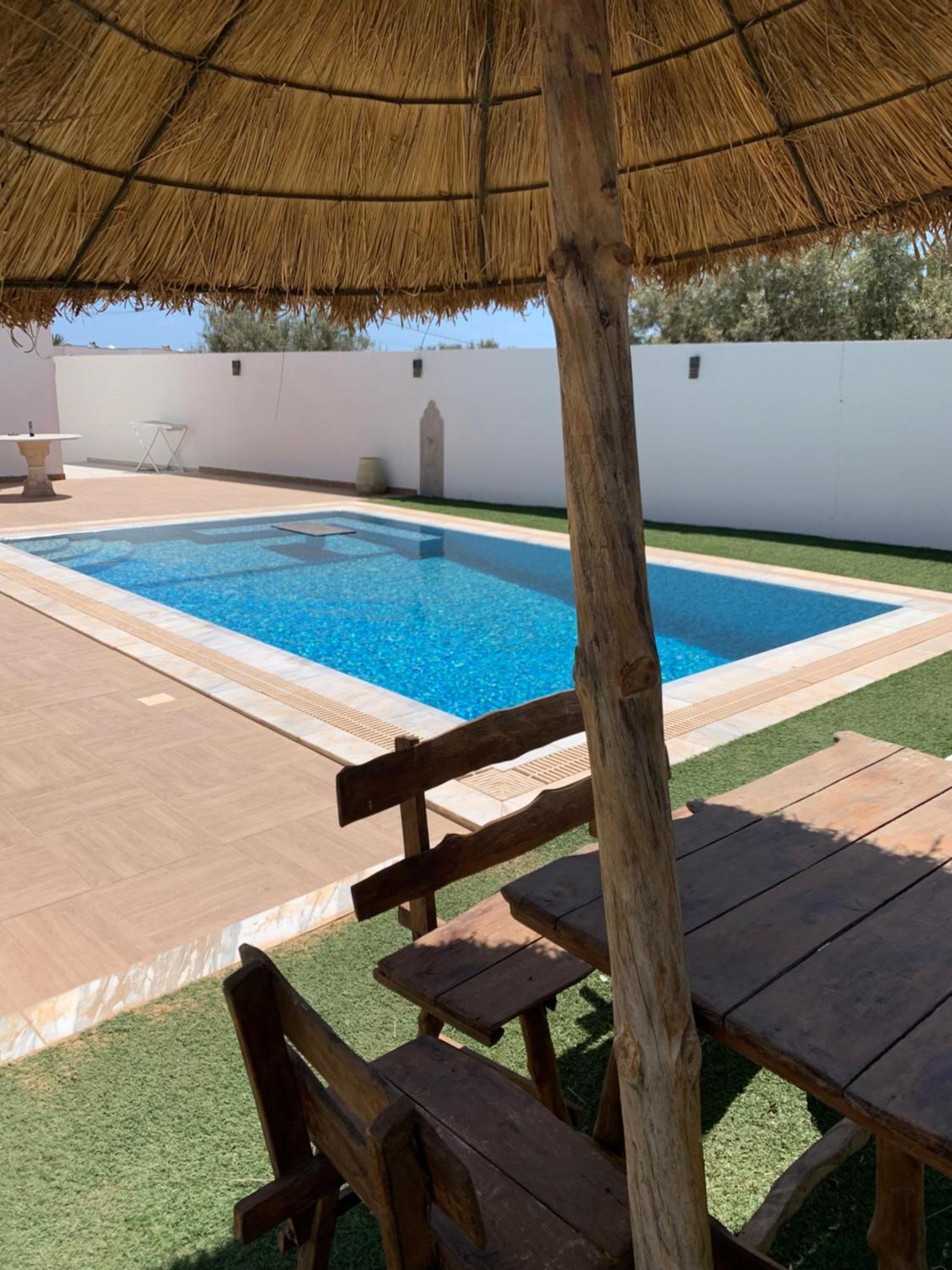 Villa Nour Djerba Plain Pied De Gamme Piscine Proche De La Midoun